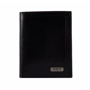 Cartera de piel con doble billetera de colección Nilo