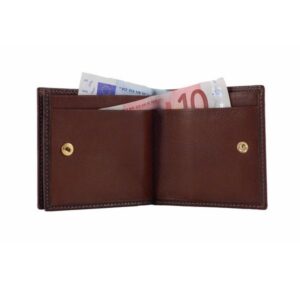 Cartera de caballero en piel tipo americano marrón o negra