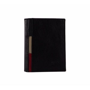 Carteras de caballero en color negro con detalles en otros colores