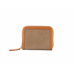 Monedero para mujer en piel con cierre de cremallera