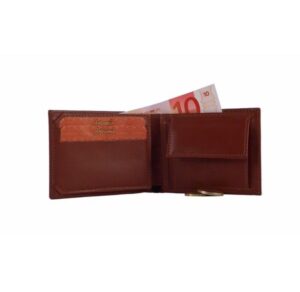 Cartera caballero de piel tipo americano con monedero interior
