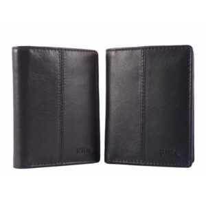 Cartera de piel atemporal para hombre marca Nilo con doble cierre