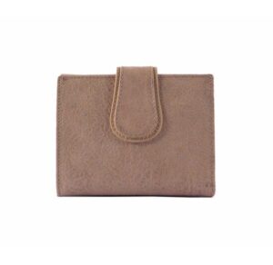 Billetero pequeño para mujer en piel Nilo color beis o verde