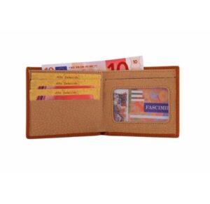 Cartera de piel para hombre de tipo americano Nilo color cuero