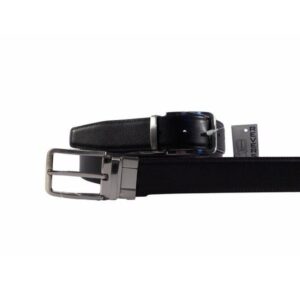 Cinturón de piel reversible color negro o color cuero