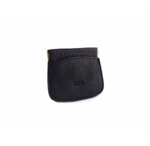 Monedero de piel para hombre color marrón o negro tipo clack