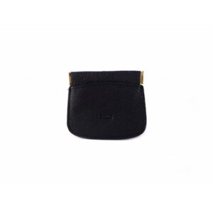 Monedero de piel para hombre color marrón o negro tipo clack