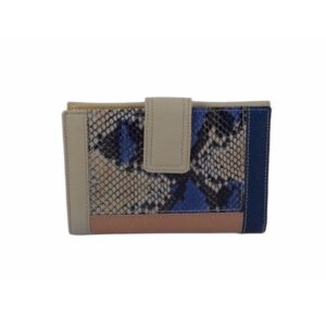 Billetero grande beis reptil