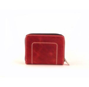 Monedero piel con cremallera de mujer con tarjetero Nilo