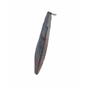 Neceser para bolso en piel flores plateadas