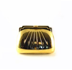 Clutch metálico dorado