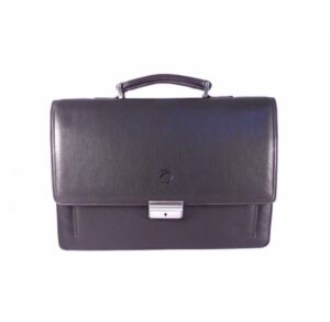 Portadocumentos en piel Matties color marrón para hombre