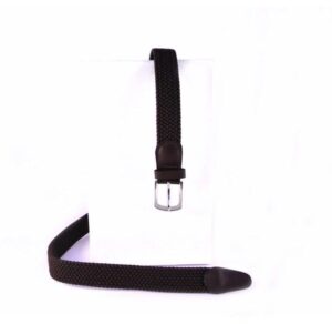 Cinturón elastico trenzado Nilo marrón