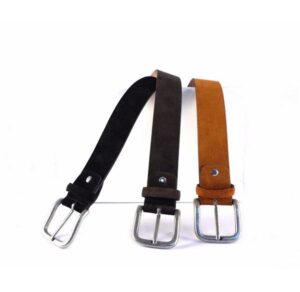 Cinturón piel de ante ancho Nilo