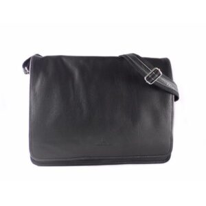 Cartera messenger Hexagona piel