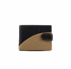 Billetera en piel americana Nilo con broche para hombre