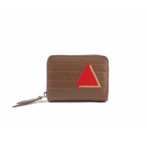 Monedero en piel Nilo con cremallera para mujer