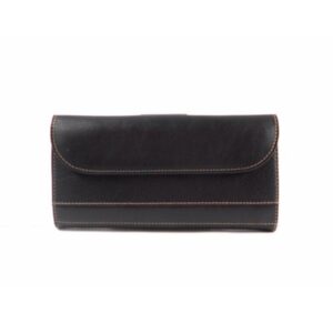 Billetero piel natural Nilo grande triángulos para mujer