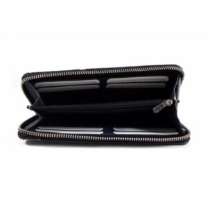 Billetera cremallera piel Nilo flores print para mujer