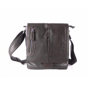 Bolso Bandolera hombre Matties en piel vacuno con solapa