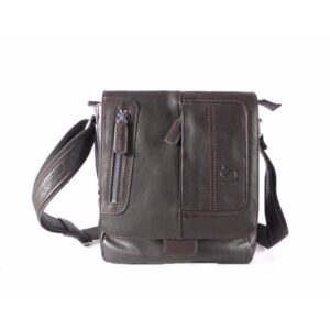 Bolso Bandolera hombre Matties en piel vacuno con solapa