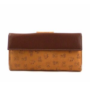 Cartera de piel grande Nilo con estampado de animales para mujer