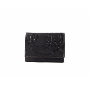 Cartera mini piel de ciervo Nilo print y monedero de cremallera