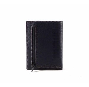 Billetero – tarjetero piel de ciervo Nilo para hombre con monedero de cremallera