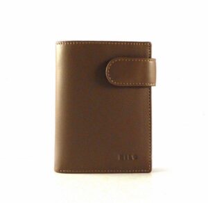 Cartera de piel de calidad Nilo para hombre con cierre y monedero interior