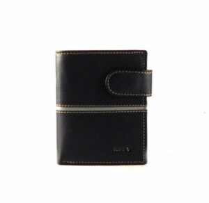 Cartera piel hombre con broche Nilo y monedero interno