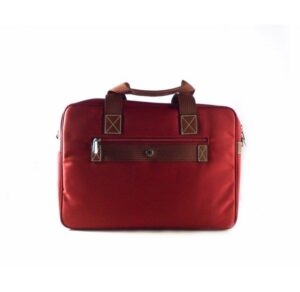 Portadocumentos unisex Hexagona nylon burdeos, camel y azul marino