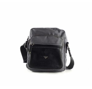 Bolso bandolera para hombre Privata 473 con cremalleras gris o azul marino