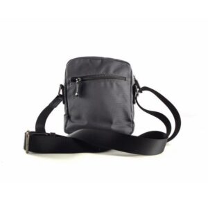 Bolso bandolera para hombre Privata 473 con cremalleras gris o azul marino