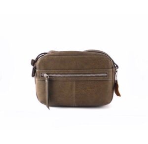 Bandolera de mujer pequeña Matties Bags Classic con cremalleras 1971