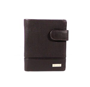 Cartera piel hombre Nilo vertical con cierre y monedero exterior