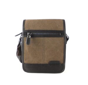 Bolso para hombre con solapa pequeño Matties marrón