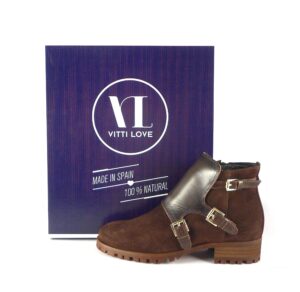 Botines piel mujer Vitti Love con hebillas