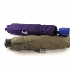 Paraguas Vogue plegable color verde y morado