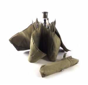 Paraguas Vogue plegable color verde y morado