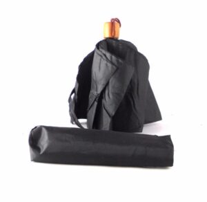 Paraguas para hombre Bisetti color negro con apertura/cierre manual