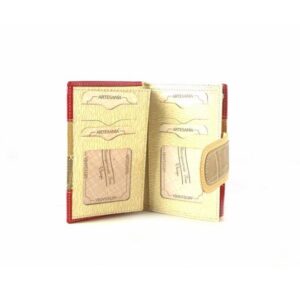 Cartera pequeña piel mujer Nilo combinada con monedero de cremallera