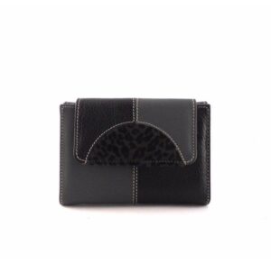 Billetero pequeño mujer piel auténtica NILO combinado