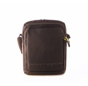 Bandolera hombre nylon ADOLFO DOMÍNGUEZ gris oscuro