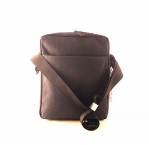 Bandolera hombre nylon ADOLFO DOMÍNGUEZ gris oscuro