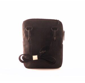 Bandolera nylon hombre estrecha ADOLFO DOMÍNGUEZ negro