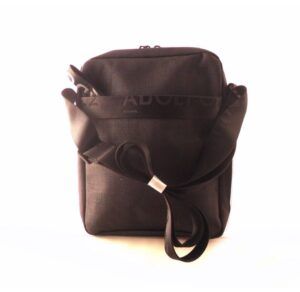 Bandolera hombre grande de nylon ADOLFO DOMÍNGUEZ negro