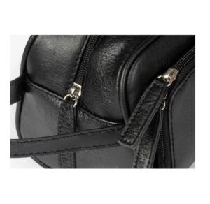 Neceser hombre MATTIES BAGS con cierre de cremalleras polipiel negro