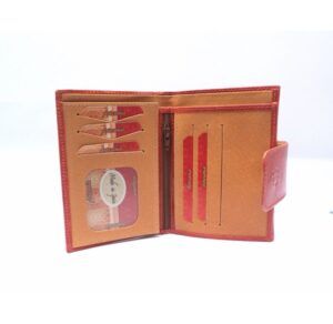 Cartera en piel charol print cuadros pequeña