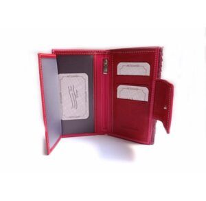 Billetero mujer mediano NILO print serpiente burdeos