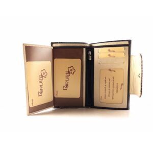 Billetero mediano mujer piel de calidad NILO combinado srepiente print